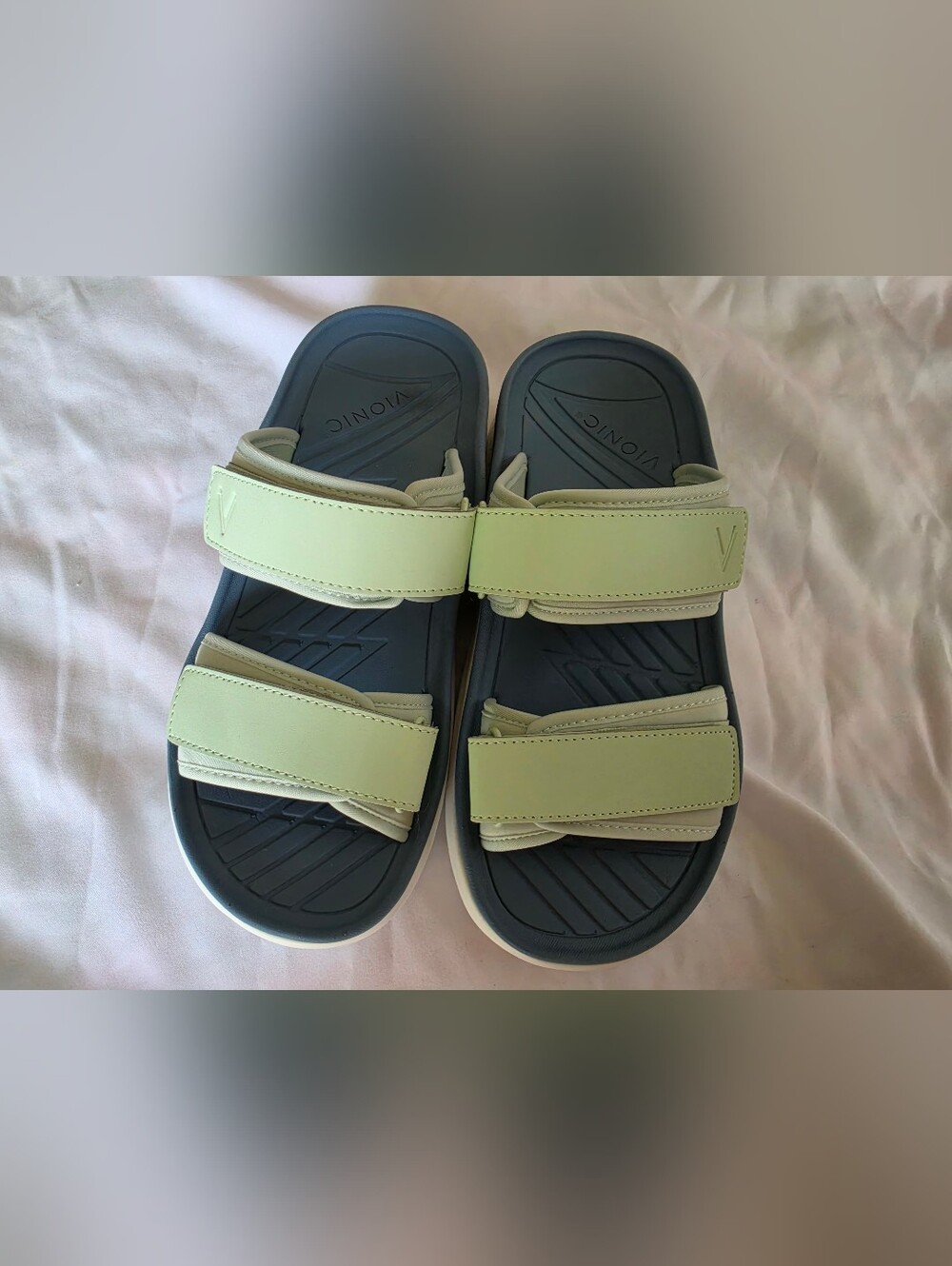 Vionic Two-Strap Adjustable Recovery Sandals - Renewal, Mint Chip, Women's 9